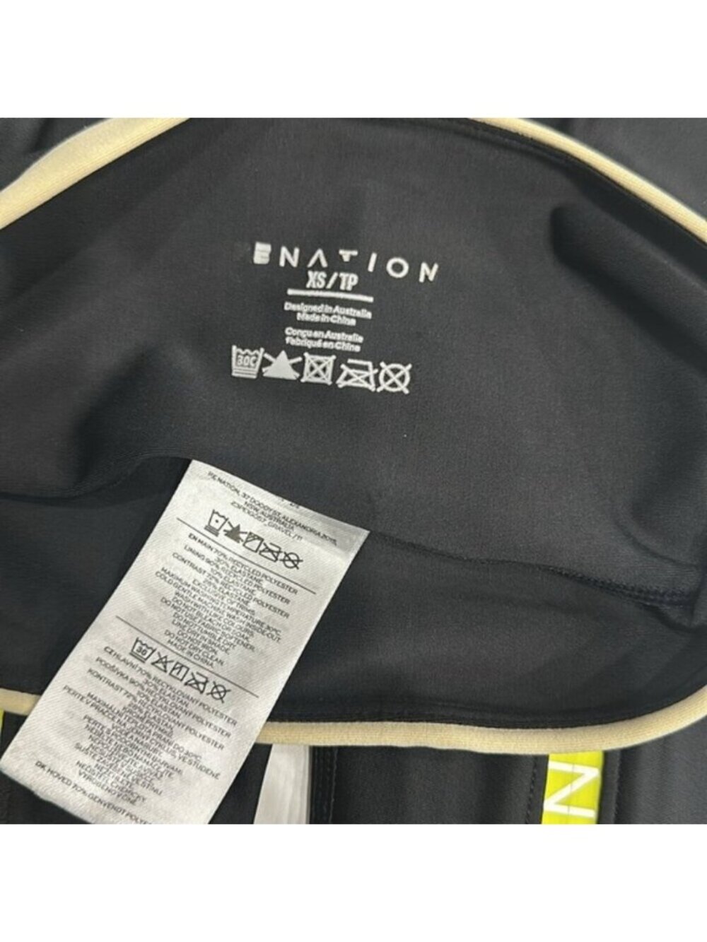 P.E. Nation Steady Run 7/8 Legging Black Yellow XS PE Nation - Picture 6 of 10